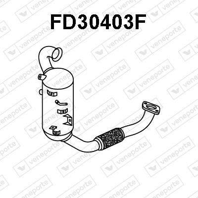Veneporte FD30403F Diesel particulate filter DPF FD30403F: Buy near me in Poland at 2407.PL - Good price!