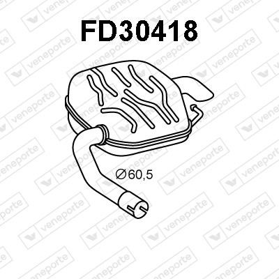 Veneporte FD30418 Endschalldämpfer FD30418: Kaufen Sie zu einem guten Preis in Polen bei 2407.PL!