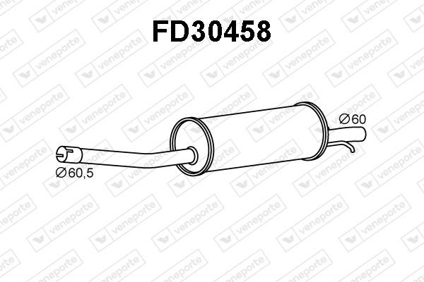Veneporte FD30458 End Silencer FD30458: Buy near me at 2407.PL in Poland at an Affordable price!