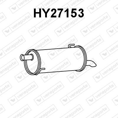 Veneporte HY27153 Shock absorber HY27153: Buy near me in Poland at 2407.PL - Good price!