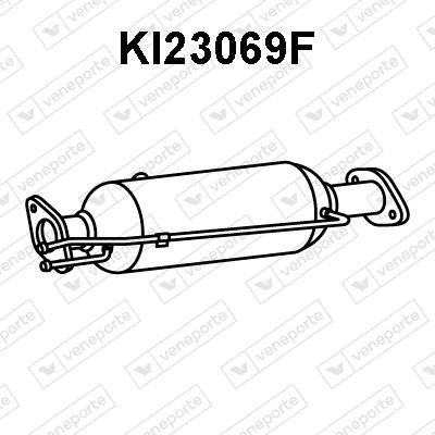 Veneporte KI23069F Фильтр сажевый DPF KI23069F: Отличная цена - Купить в Польше на 2407.PL!