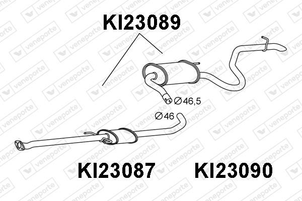 Veneporte KI23089 Shock absorber KI23089: Buy near me at 2407.PL in Poland at an Affordable price!