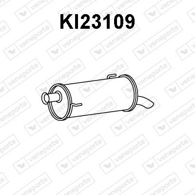 Veneporte KI23109 Глушитель, задняя часть KI23109: Отличная цена - Купить в Польше на 2407.PL!