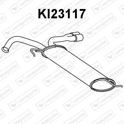 Veneporte KI23117 Endschalldämpfer KI23117: Kaufen Sie zu einem guten Preis in Polen bei 2407.PL!