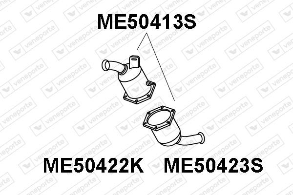 Veneporte ME50413S Diesel particulate filter DPF ME50413S: Buy near me in Poland at 2407.PL - Good price!