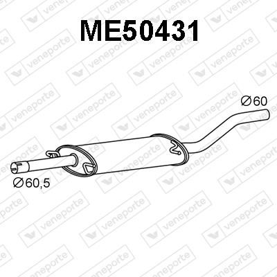 Veneporte ME50431 Shock absorber ME50431: Buy near me in Poland at 2407.PL - Good price!