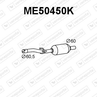 Veneporte ME50450K Katalysator ME50450K: Kaufen Sie zu einem guten Preis in Polen bei 2407.PL!