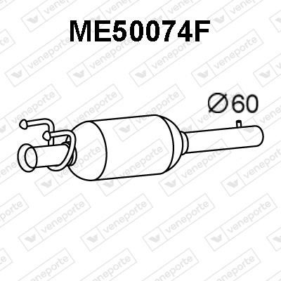 Veneporte ME50074F Filtr cząstek stałych DPF ME50074F: Dobra cena w Polsce na 2407.PL - Kup Teraz!