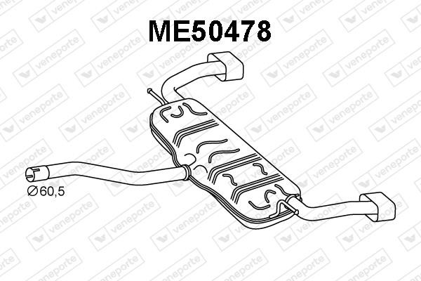 Veneporte ME50478 Endschalldämpfer ME50478: Kaufen Sie zu einem guten Preis in Polen bei 2407.PL!