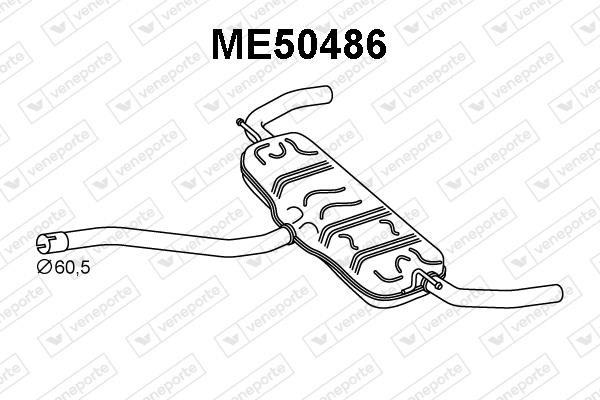 Veneporte ME50486 End Silencer ME50486: Buy near me in Poland at 2407.PL - Good price!