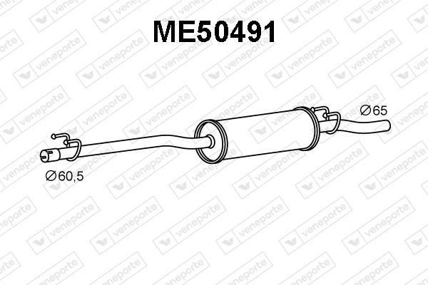 Veneporte ME50491 End Silencer ME50491: Buy near me in Poland at 2407.PL - Good price!