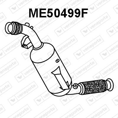 Veneporte ME50499F Diesel particulate filter DPF ME50499F: Buy near me in Poland at 2407.PL - Good price!