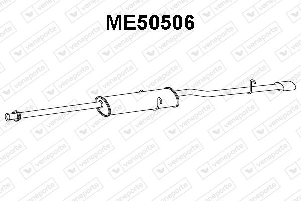 Veneporte ME50506 Глушитель, задняя часть ME50506: Отличная цена - Купить в Польше на 2407.PL!