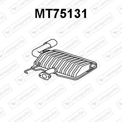Veneporte MT75131 Амортизатор MT75131: Отличная цена - Купить в Польше на 2407.PL!