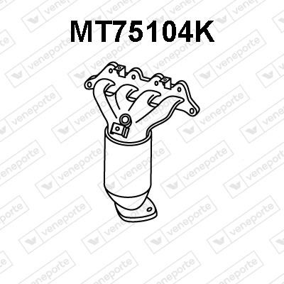 Veneporte MT75104K Каталізатор MT75104K: Купити у Польщі - Добра ціна на 2407.PL!