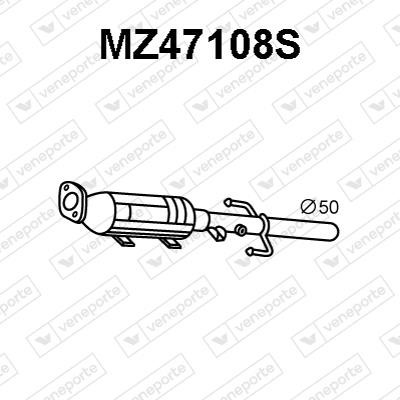 Veneporte MZ47108S Фільтр сажевий DPF MZ47108S: Приваблива ціна - Купити у Польщі на 2407.PL!