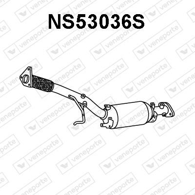 Veneporte NS53036S Diesel particulate filter DPF NS53036S: Buy near me in Poland at 2407.PL - Good price!
