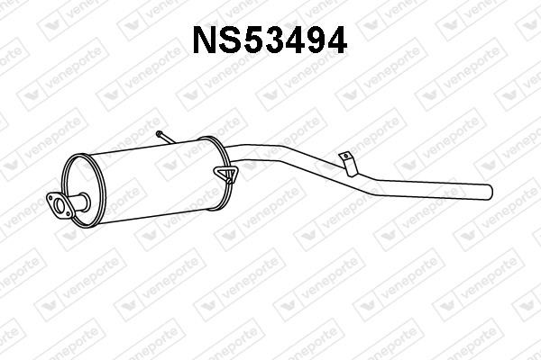 Veneporte NS53494 End Silencer NS53494: Buy near me in Poland at 2407.PL - Good price!