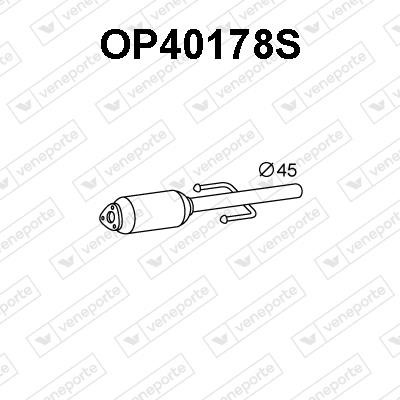 Veneporte OP40178S Filtr cząstek stałych DPF OP40178S: Dobra cena w Polsce na 2407.PL - Kup Teraz!