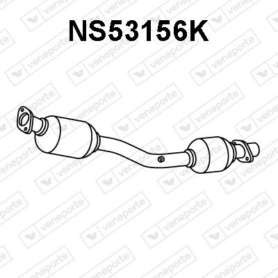 Veneporte NS53156K Catalytic Converter NS53156K: Buy near me in Poland at 2407.PL - Good price!