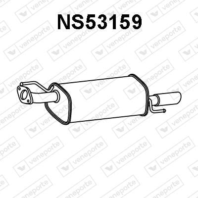 Veneporte NS53159 Амортизатор NS53159: Отличная цена - Купить в Польше на 2407.PL!