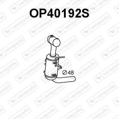 Veneporte OP40192S Diesel particulate filter DPF OP40192S: Buy near me in Poland at 2407.PL - Good price!