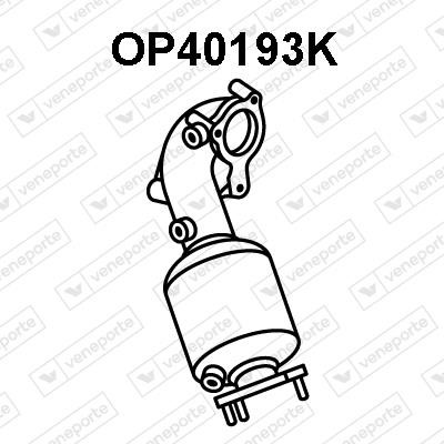 Veneporte OP40193K Каталізатор OP40193K: Приваблива ціна - Купити у Польщі на 2407.PL!