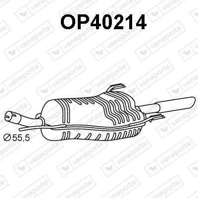 Veneporte OP40214 Амортизатор OP40214: Отличная цена - Купить в Польше на 2407.PL!
