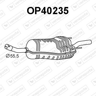 Veneporte OP40235 Shock absorber OP40235: Buy near me in Poland at 2407.PL - Good price!