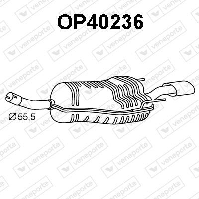 Veneporte OP40236 Shock absorber OP40236: Buy near me in Poland at 2407.PL - Good price!