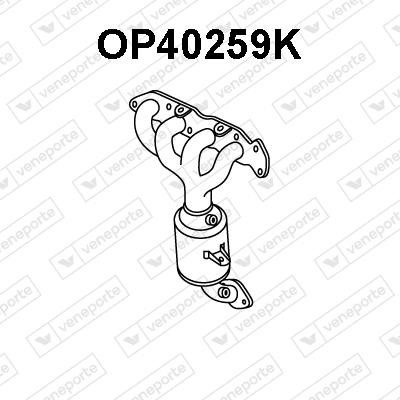 Veneporte OP40259K Catalytic Converter OP40259K: Buy near me in Poland at 2407.PL - Good price!
