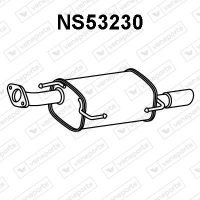Veneporte NS53230 Глушитель, задняя часть NS53230: Купить в Польше - Отличная цена на 2407.PL!