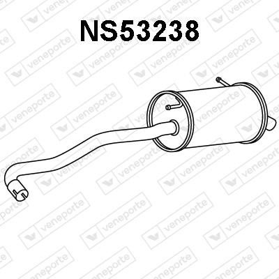 Veneporte NS53238 End Silencer NS53238: Buy near me in Poland at 2407.PL - Good price!