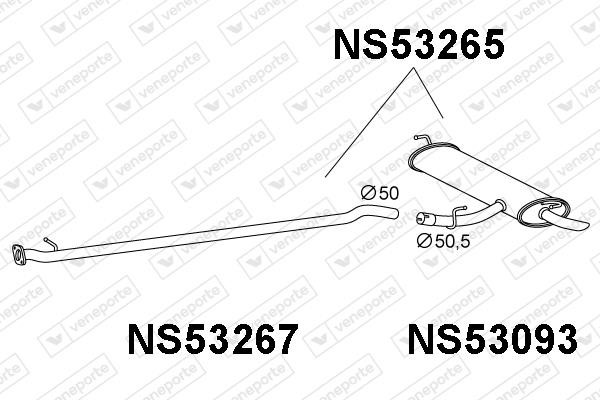 Veneporte NS53265 Endschalldämpfer NS53265: Kaufen Sie zu einem guten Preis in Polen bei 2407.PL!