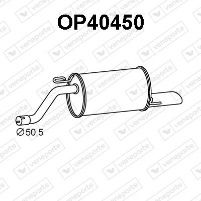 Veneporte OP40450 End Silencer OP40450: Buy near me in Poland at 2407.PL - Good price!