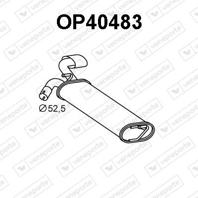 Veneporte OP40483 End Silencer OP40483: Buy near me at 2407.PL in Poland at an Affordable price!