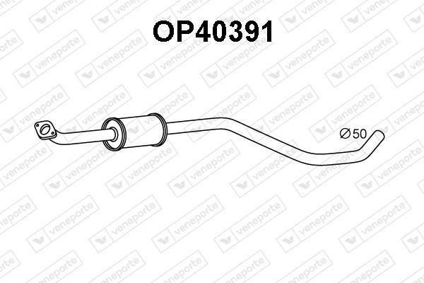 Veneporte OP40391 Front Silencer OP40391: Buy near me in Poland at 2407.PL - Good price!
