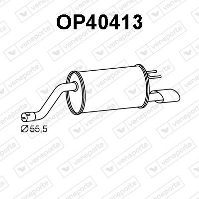 Veneporte OP40413 End Silencer OP40413: Buy near me in Poland at 2407.PL - Good price!