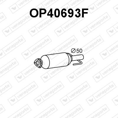Veneporte OP40693F Diesel particulate filter DPF OP40693F: Buy near me in Poland at 2407.PL - Good price!