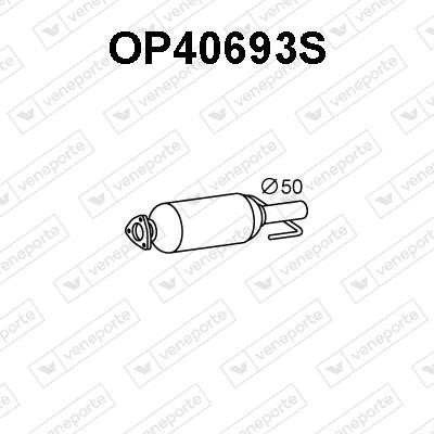 Veneporte OP40693S Diesel particulate filter DPF OP40693S: Buy near me in Poland at 2407.PL - Good price!