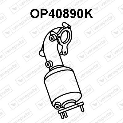 Veneporte OP40890K Catalytic Converter OP40890K: Buy near me in Poland at 2407.PL - Good price!