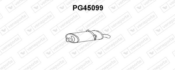 Veneporte PG45099 Глушитель, задняя часть PG45099: Отличная цена - Купить в Польше на 2407.PL!