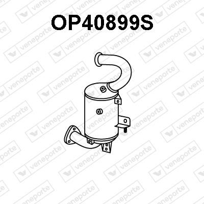 Veneporte OP40899S Фильтр сажевый DPF OP40899S: Отличная цена - Купить в Польше на 2407.PL!
