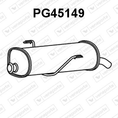 Veneporte PG45149 End Silencer PG45149: Buy near me in Poland at 2407.PL - Good price!