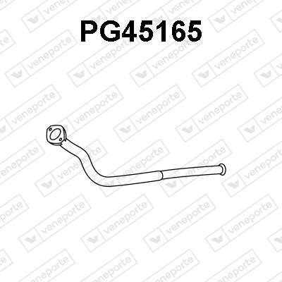 Veneporte PG45165 Exhaust pipe PG45165: Buy near me in Poland at 2407.PL - Good price!