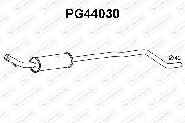 Veneporte PG44030 Front Silencer PG44030: Buy near me in Poland at 2407.PL - Good price!