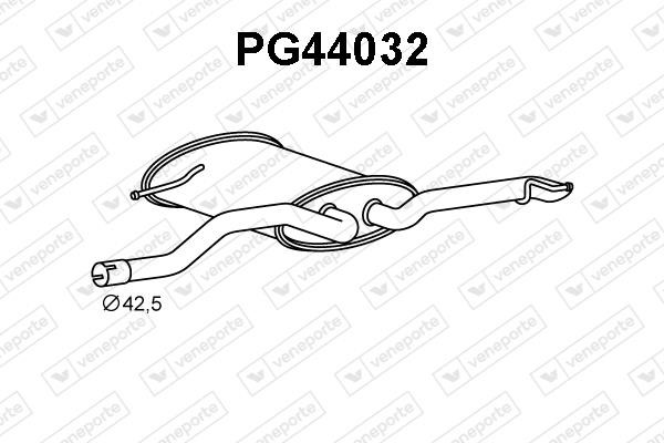 Veneporte PG44032 End Silencer PG44032: Buy near me in Poland at 2407.PL - Good price!