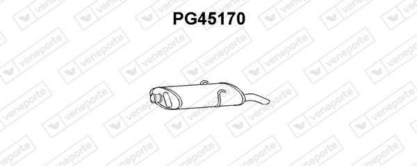 Veneporte PG45170 Глушник, задня частина PG45170: Купити у Польщі - Добра ціна на 2407.PL!