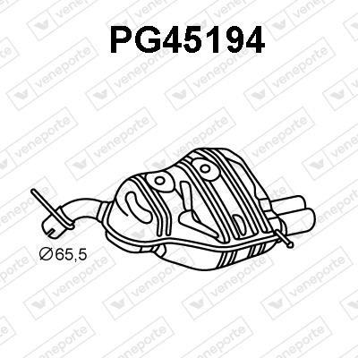 Veneporte PG45194 End Silencer PG45194: Buy near me in Poland at 2407.PL - Good price!