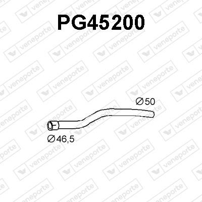 Veneporte PG45200 Exhaust pipe PG45200: Buy near me in Poland at 2407.PL - Good price!
